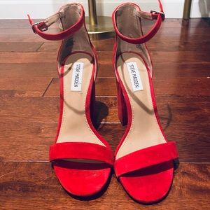 Steve Madden red heels